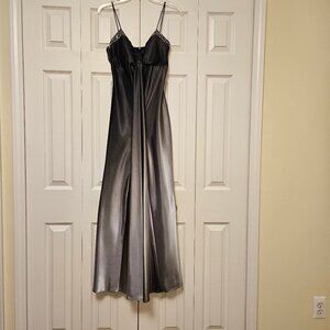 JUMP Elegant Evening Maxi Dress Ombre Silver Gray, 6